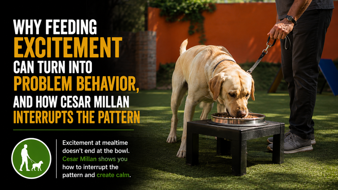 Why Feeding Excitement Can Turn Into Problem Behavior, and How Cesar Millan Interrupts the Pattern