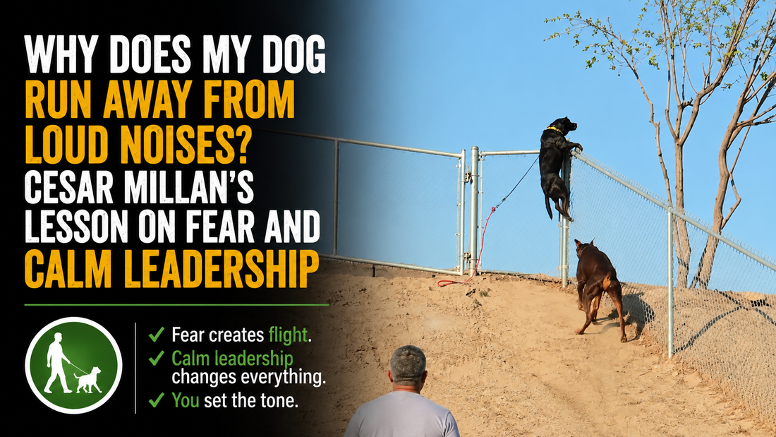 Why Does My Dog Run Away From Loud Noises? Cesar Millan’s Lesson on Fear and Calm Leadership