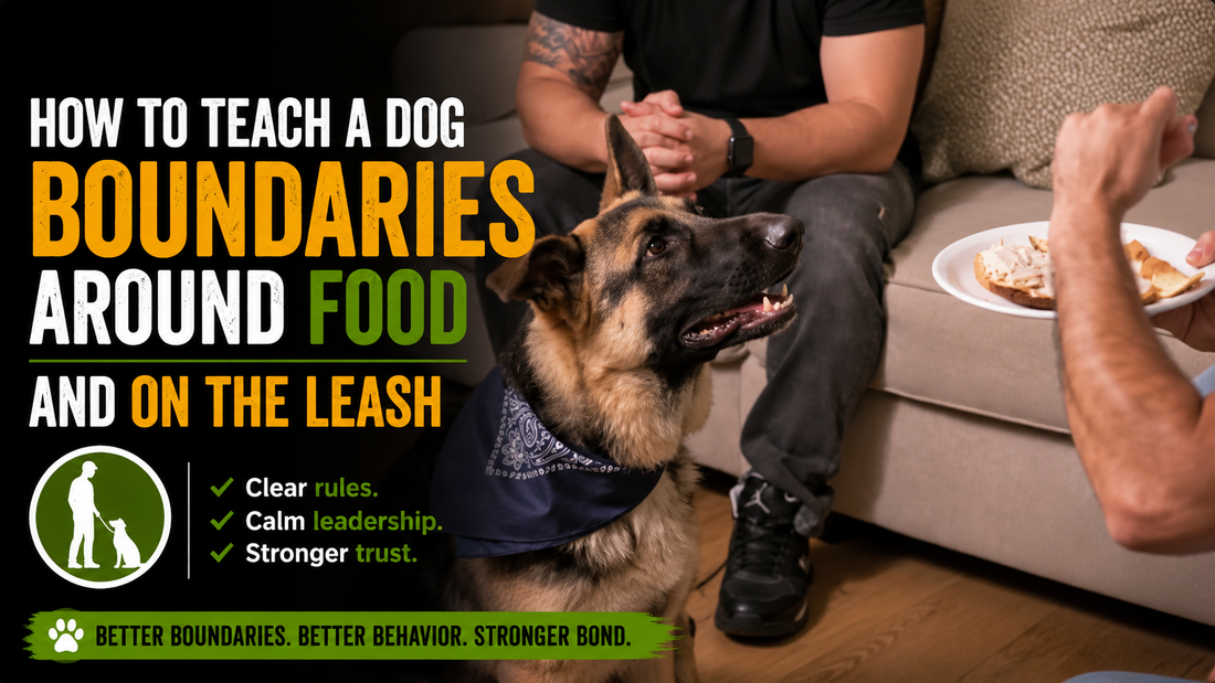 How to Teach a Dog Boundaries Around Food and on the Leash