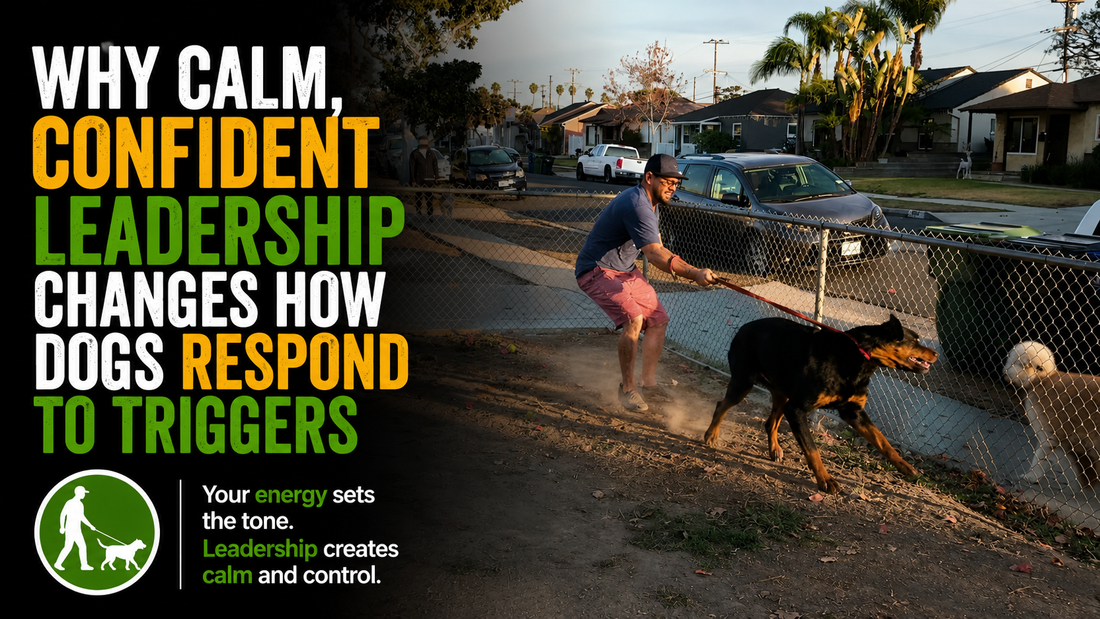 Why Calm, Confident Leadership Changes How Dogs Respond to Triggers