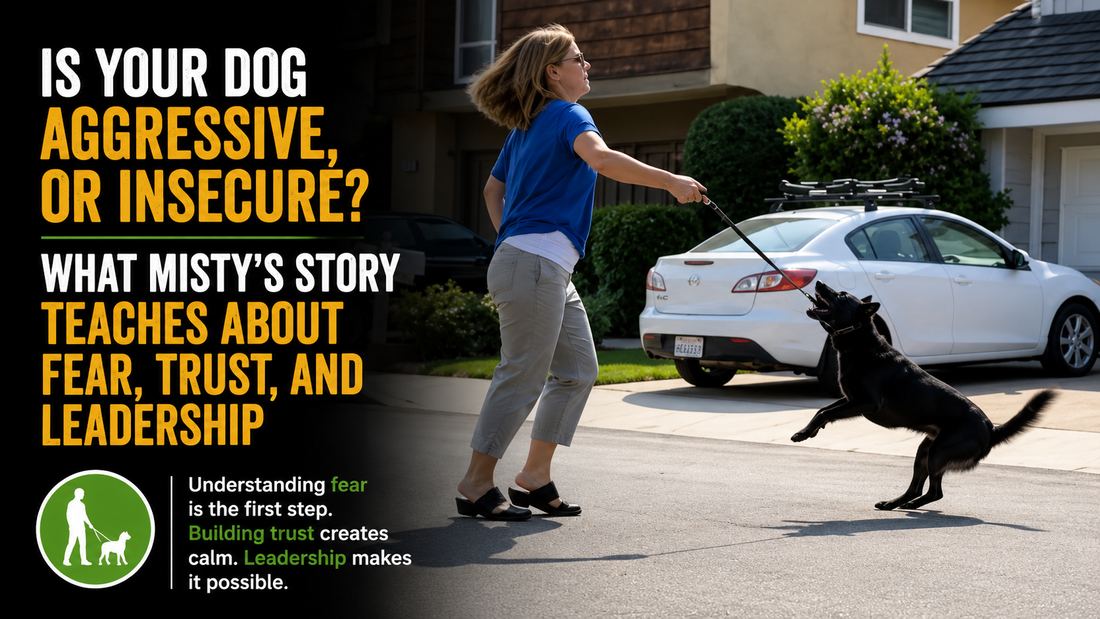 Is Your Dog Aggressive, or Insecure? What Misty’s Story Teaches About Fear, Trust, and Leadership