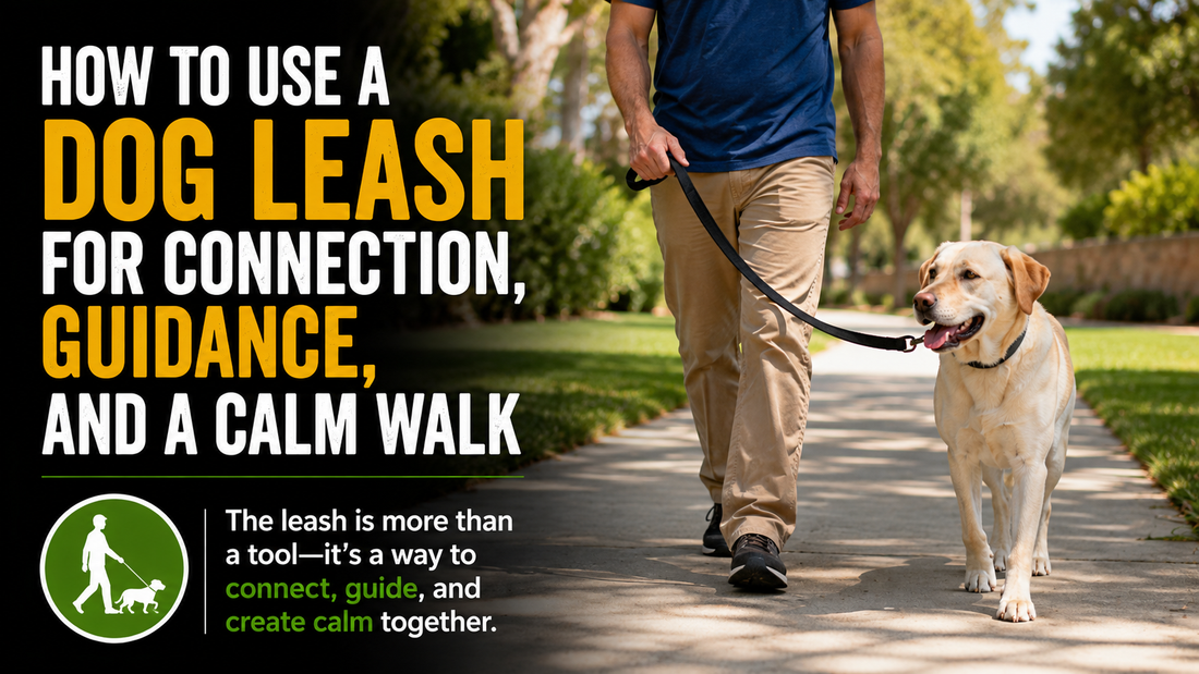 How to Use a Dog Leash for Connection, Guidance, and a Calm Walk