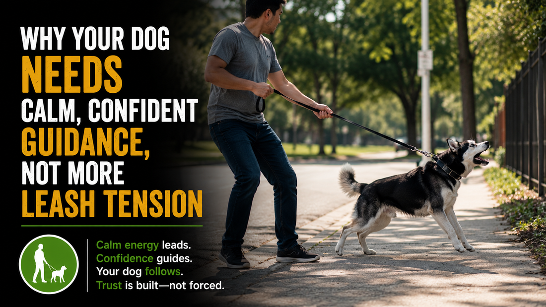Why Your Dog Needs Calm, Confident Guidance, not More Leash Tension