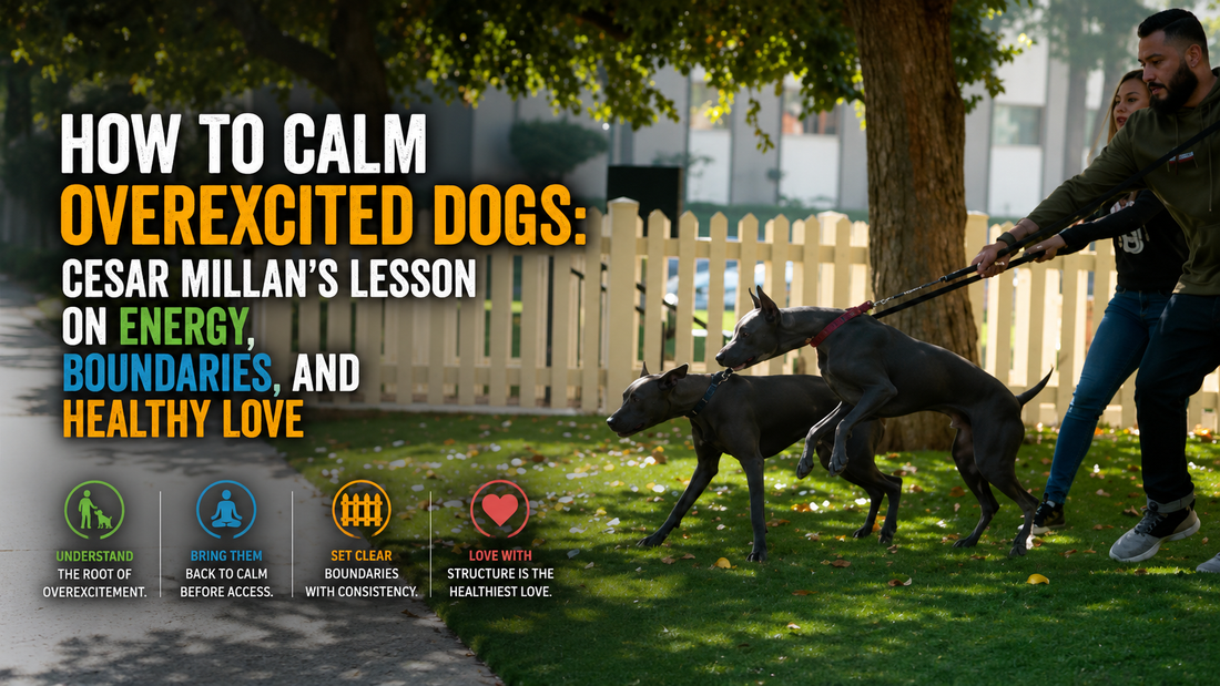 How to Calm Overexcited Dogs: Cesar Millan’s Lesson on Energy, Boundaries, and Healthy Love