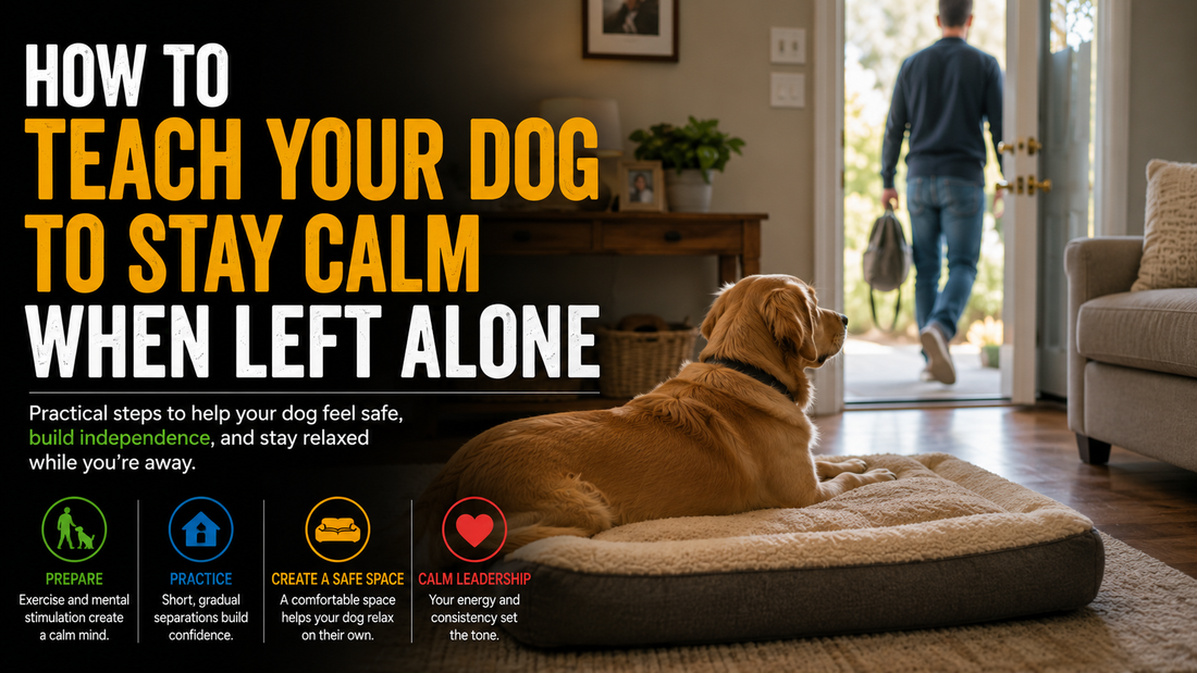 How to Teach Your Dog to Stay Calm When Left Alone
