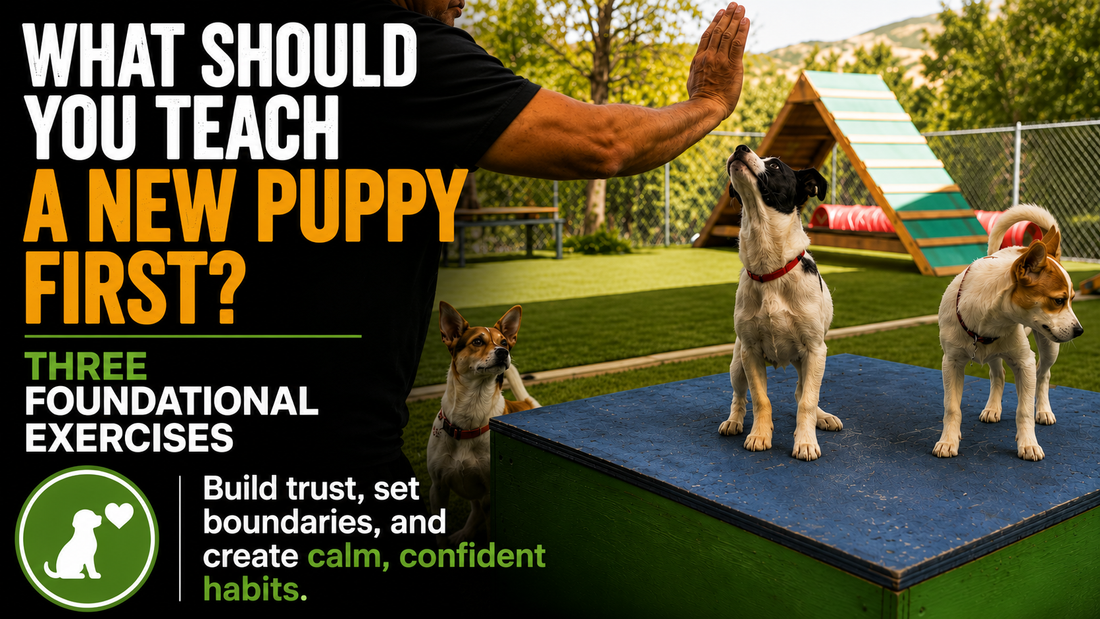 What Should You Teach a New Puppy First? Three Foundational Exercises