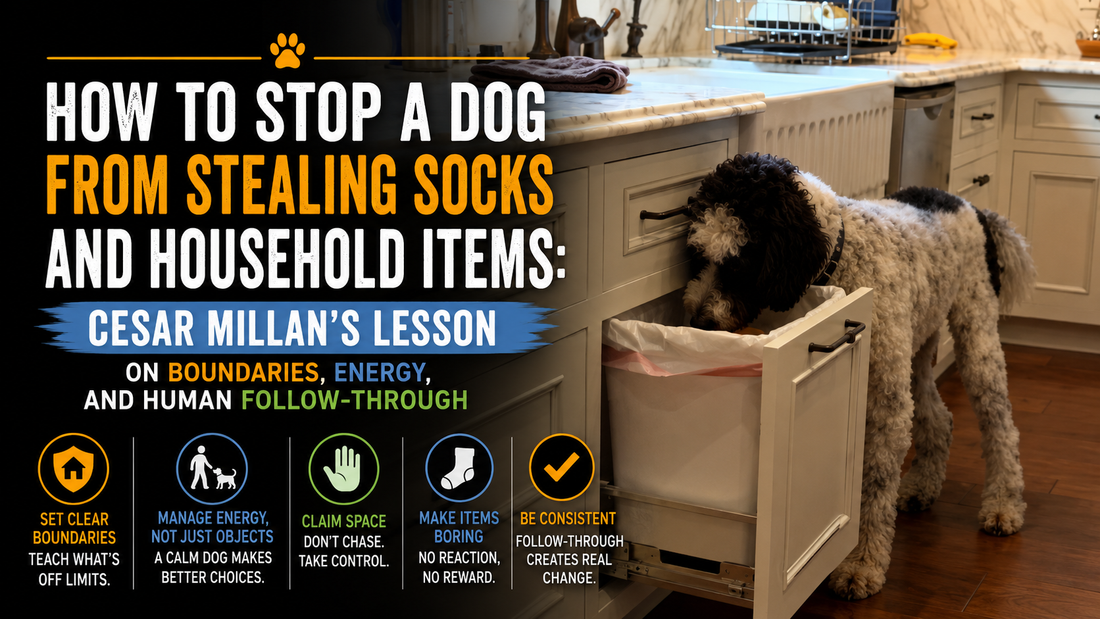 How to Stop a Dog From Stealing Socks and Household Items: Cesar Millan’s Lesson on Boundaries, Energy, and Human Follow-Through