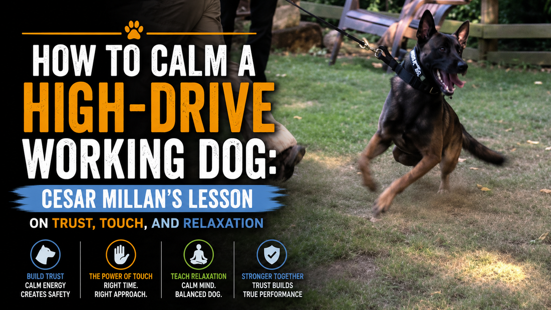 How to Calm a High-Drive Working Dog: Cesar Millan’s Lesson on Trust, Touch, and Relaxation