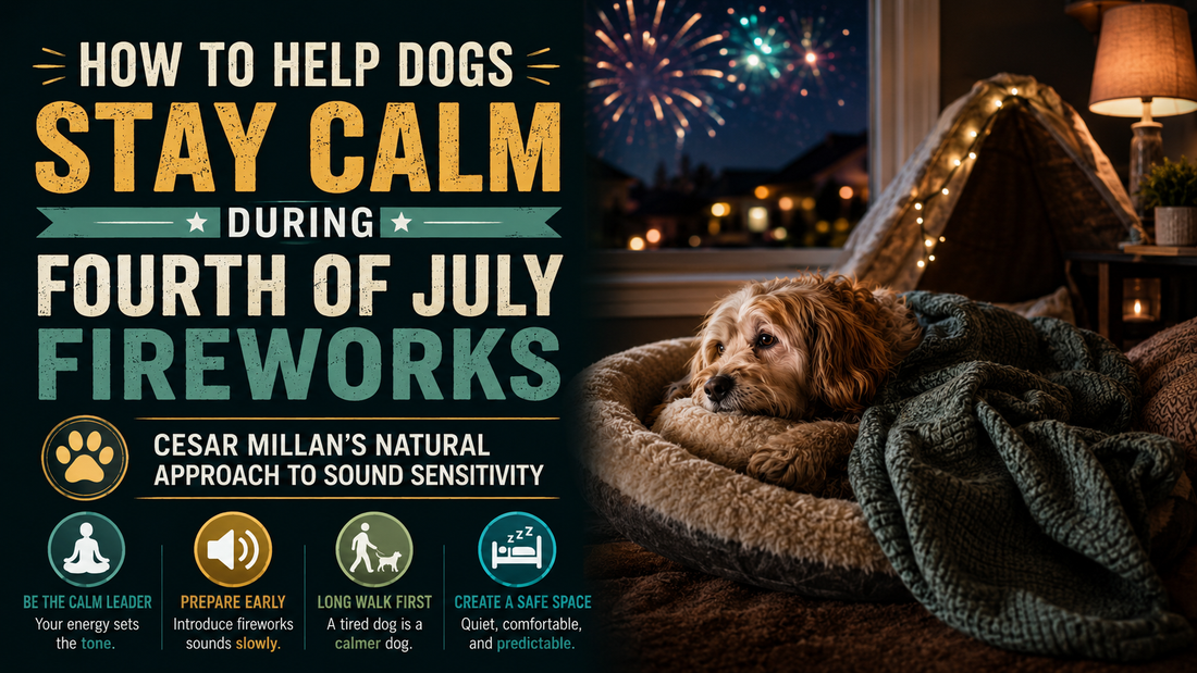 How to Help Dogs Stay Calm During Fourth of July Fireworks: Cesar Millan’s Natural Approach to Sound Sensitivity