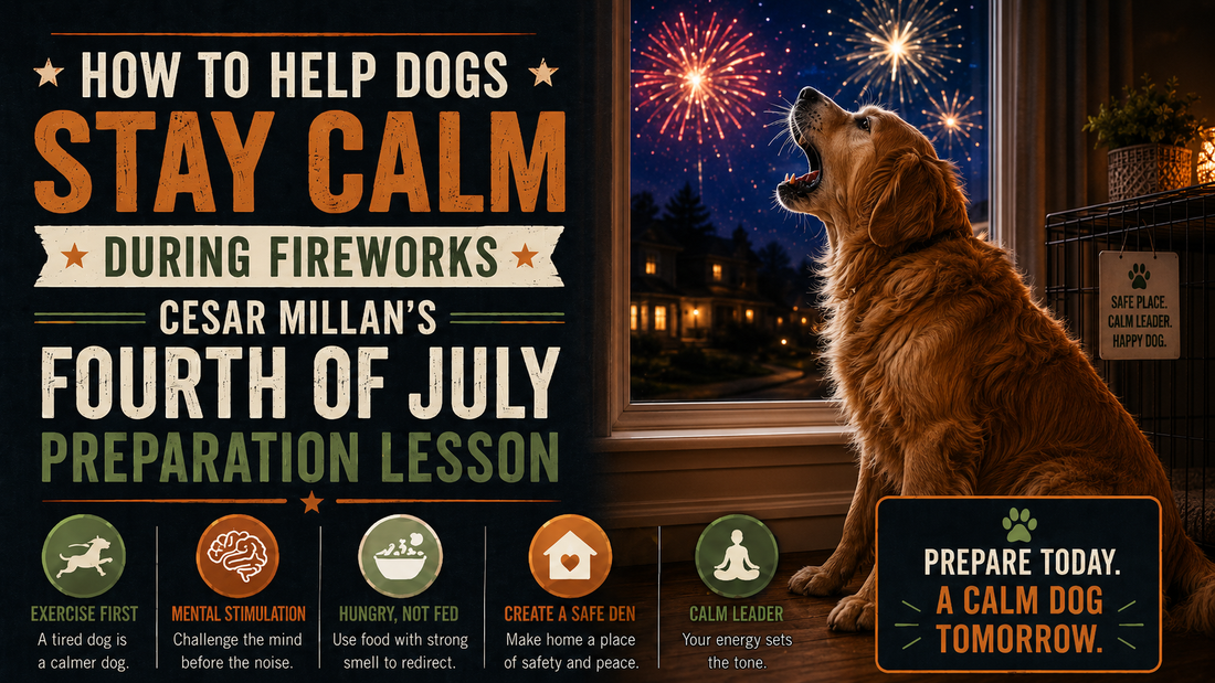 How to Help Dogs Stay Calm During Fireworks: Cesar Millan’s Fourth of July Preparation Lesson