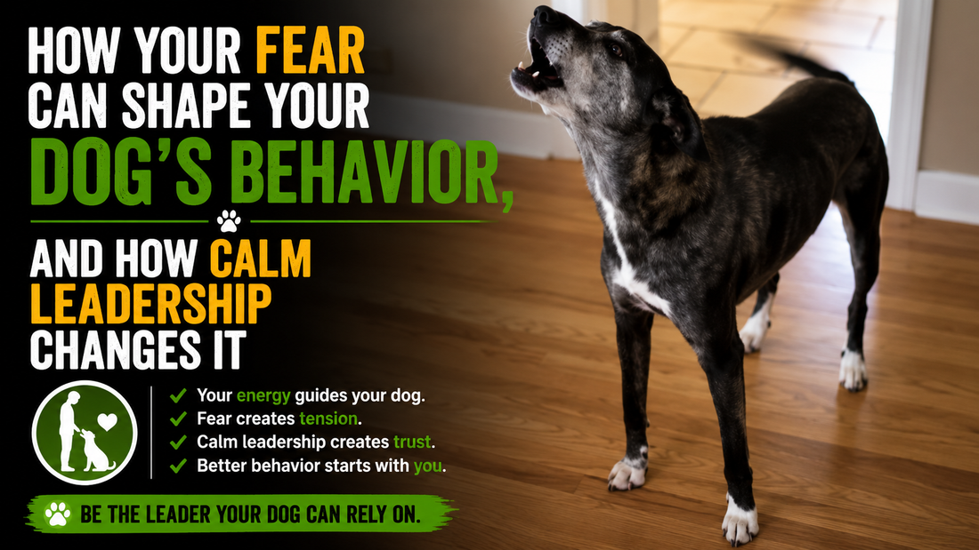How Your Fear Can Shape Your Dog’s Behavior, and How Calm Leadership Changes It