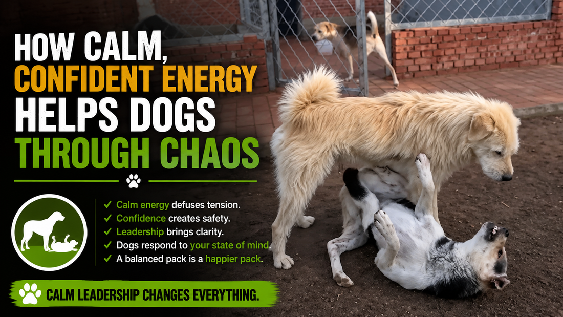 How Calm, Confident Energy Helps Dogs Through Chaos