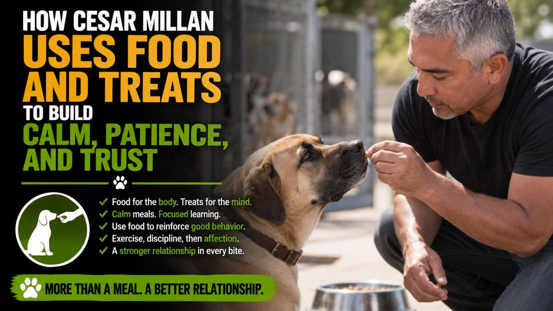How Cesar Millan Uses Food and Treats to Build Calm, Patience, and Trust