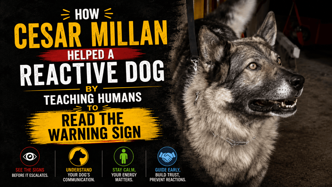 How Cesar Millan Helped a Reactive Dog by Teaching Humans to Read the Warning Signs - Better Dog Supplements