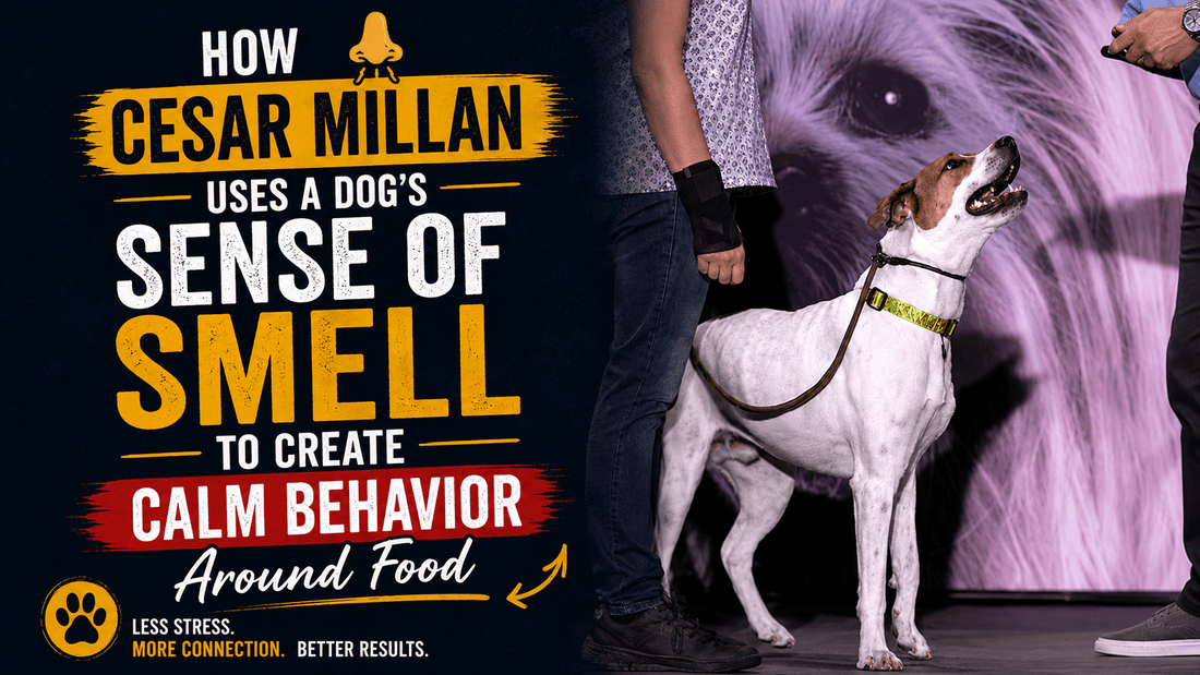 How Cesar Millan Uses a Dog’s Sense of Smell to Create Calm Behavior Around Food - Better Dog Supplements