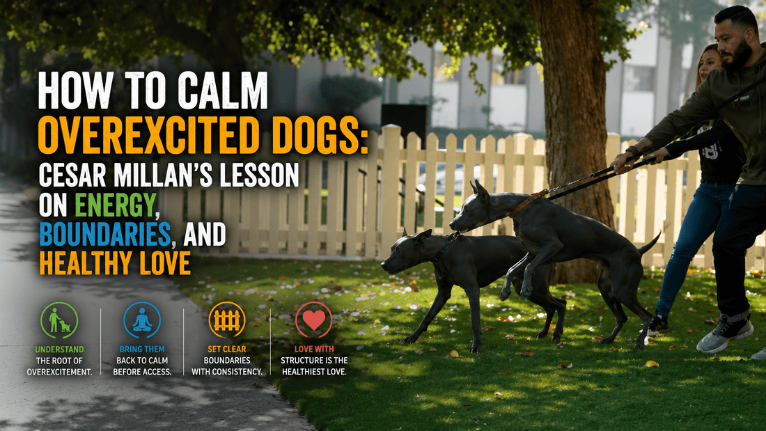 How to Calm Overexcited Dogs: Cesar Millan’s Lesson on Energy, Boundaries, and Healthy Love - Better Dog Supplements