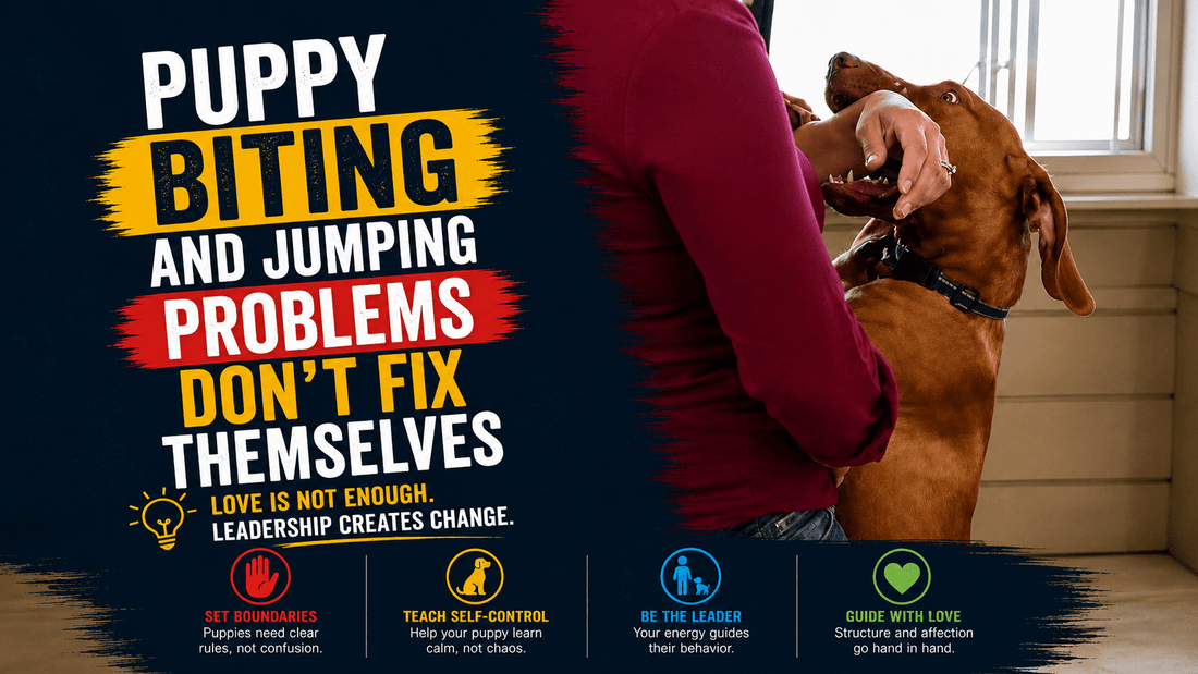 Puppy Biting and Jumping Problems Don’t Fix Themselves: Cesar Millan on Why Boundaries Matter Early - Better Dog Supplements