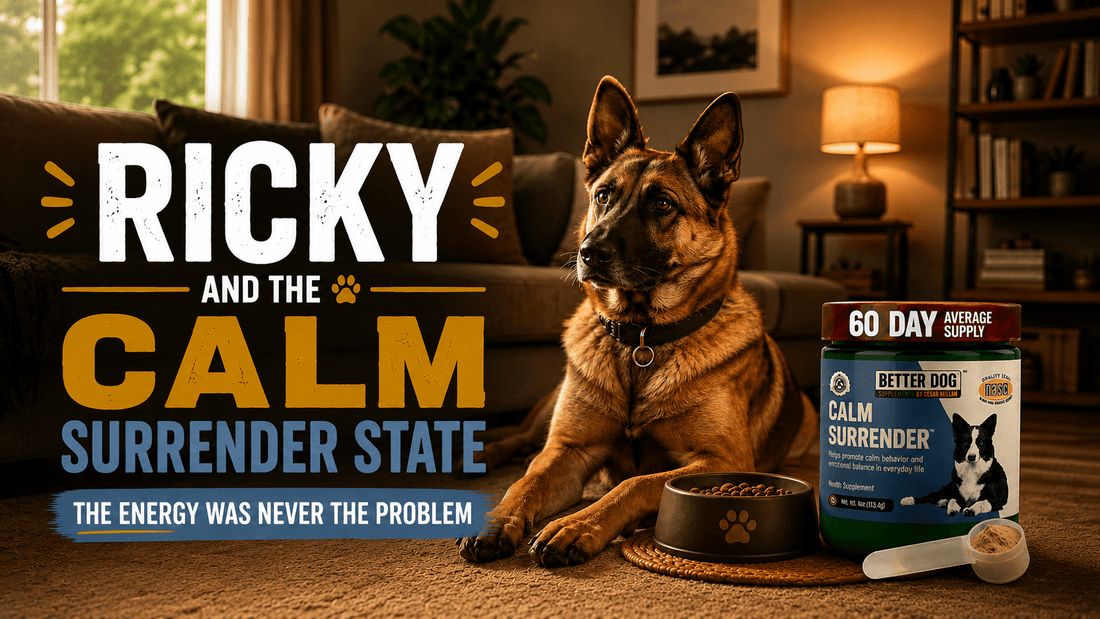 Ricky and the Calm Surrender State - Better Dog Supplements