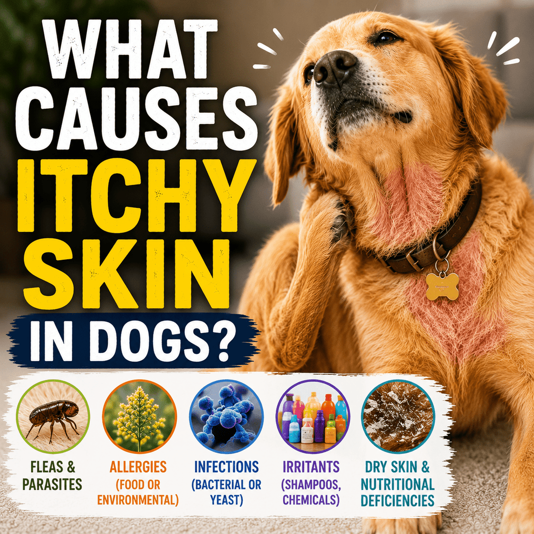 What Causes Itchy Skin in Dogs? - Better Dog Supplements