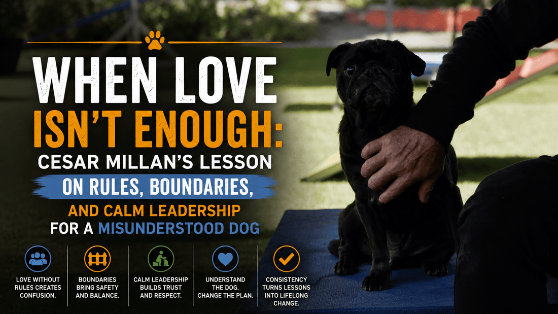 When Love Isn’t Enough: Cesar Millan’s Lesson on Rules, Boundaries, and Calm Leadership for a Misunderstood Dog - Better Dog Supplements