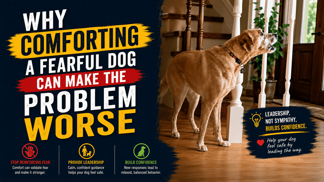 Why Comforting a Fearful Dog Can Make the Problem Worse: Cesar Millan’s Lesson on Leadership, Fear, and Family - Better Dog Supplements