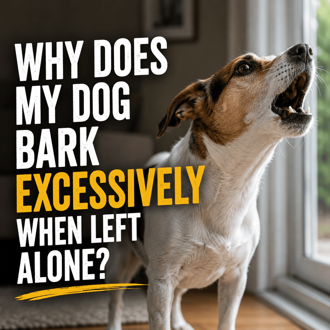 Why Does My Dog Bark Excessively When Left Alone? - Better Dog Supplements
