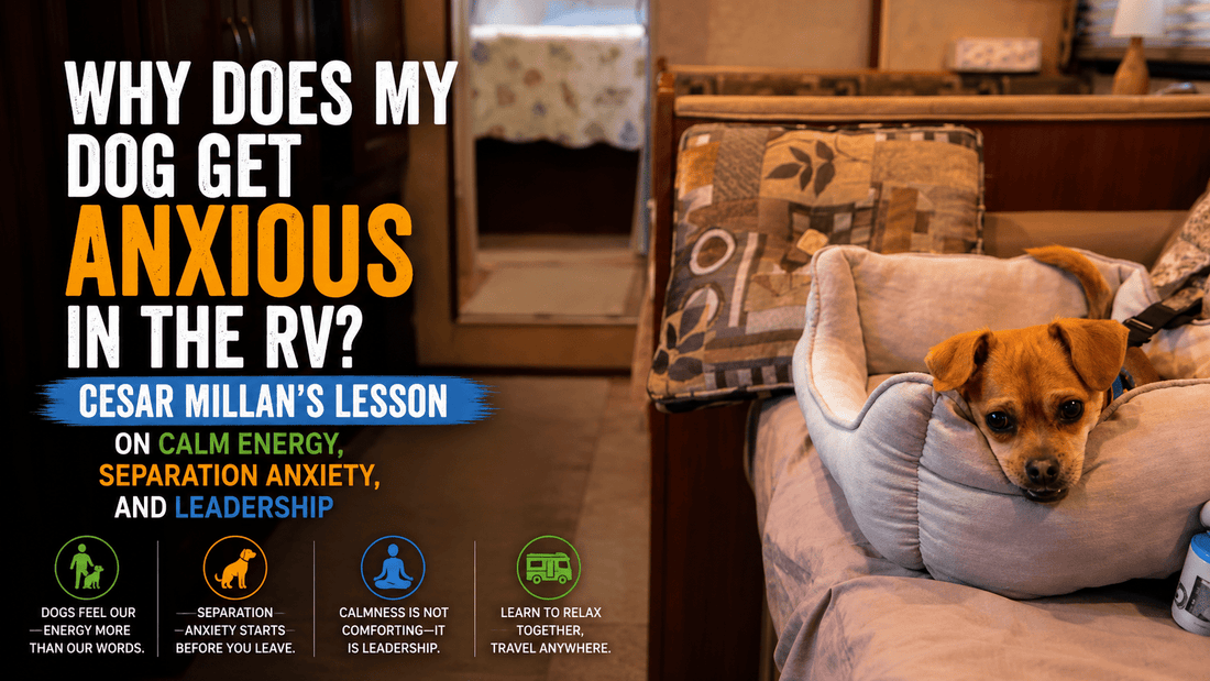 Why Does My Dog Get Anxious in the RV? Cesar Millan’s Lesson on Calm Energy, Separation Anxiety, and Leadership - Better Dog Supplements