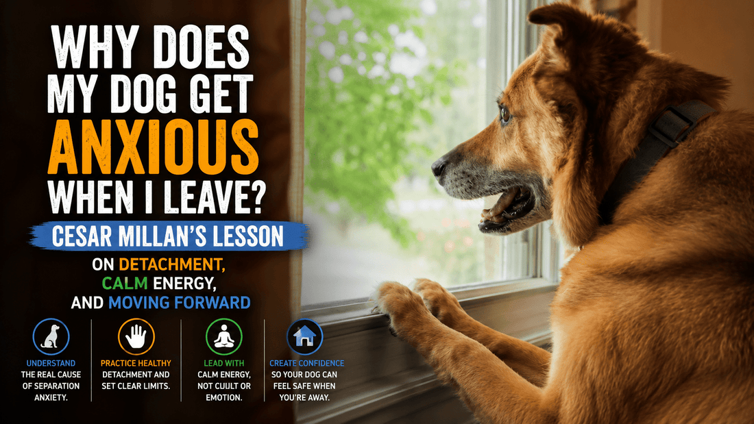 Why Does My Dog Get Anxious When I Leave? Cesar Millan’s Lesson on Detachment, Calm Energy, and Moving Forward - Better Dog Supplements