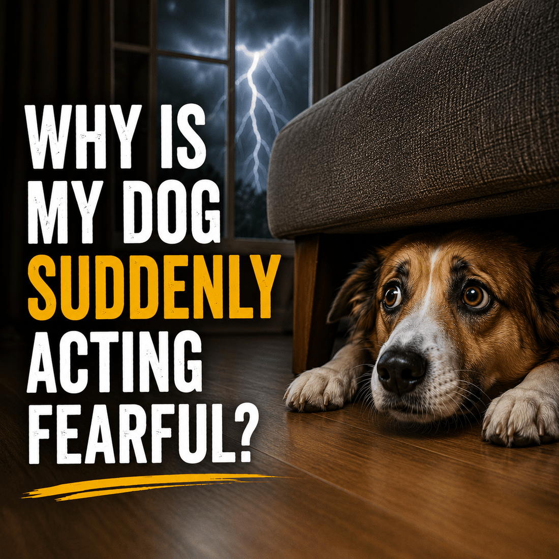 Why Is My Dog Suddenly Acting Fearful? - Better Dog Supplements