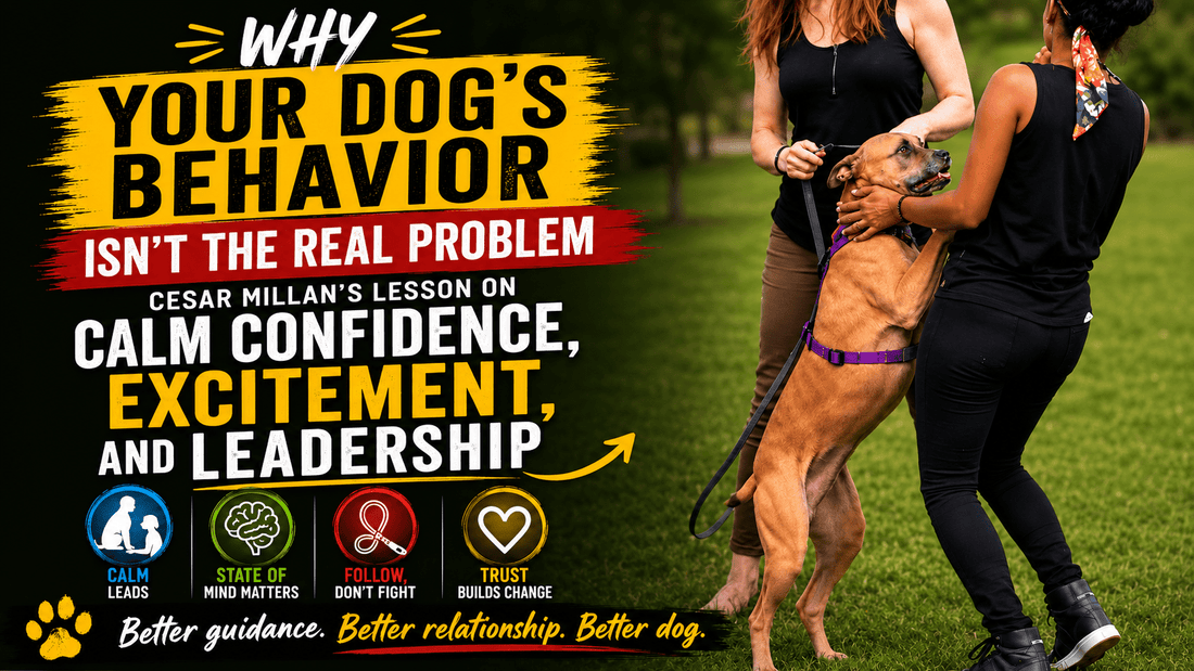 Why Your Dog’s Behavior Isn’t the Real Problem: Cesar Millan’s Lesson on Calm Confidence, Excitement, and Leadership - Better Dog Supplements