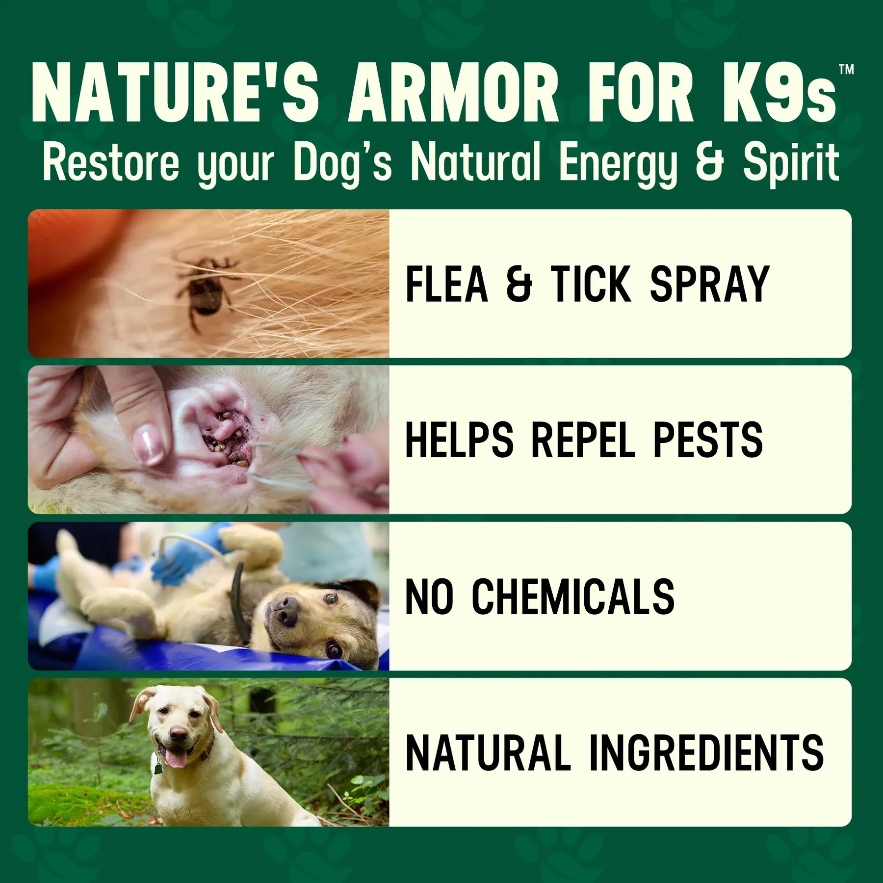 Nature's Armor for K9's
