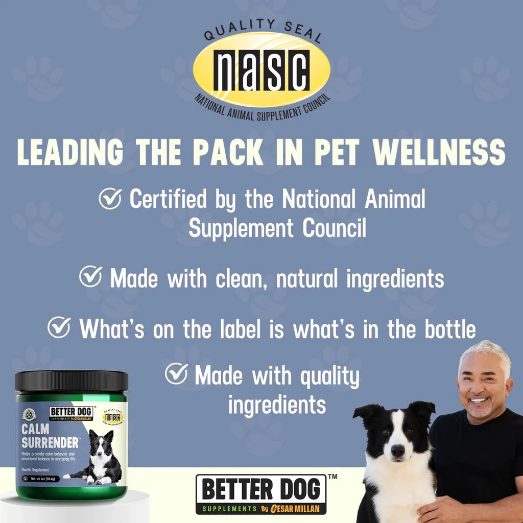 CALM SURRENDER™ - Better Dog Supplements