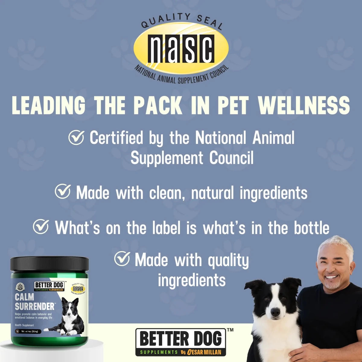 CALM SURRENDER™ - Better Dog Supplements