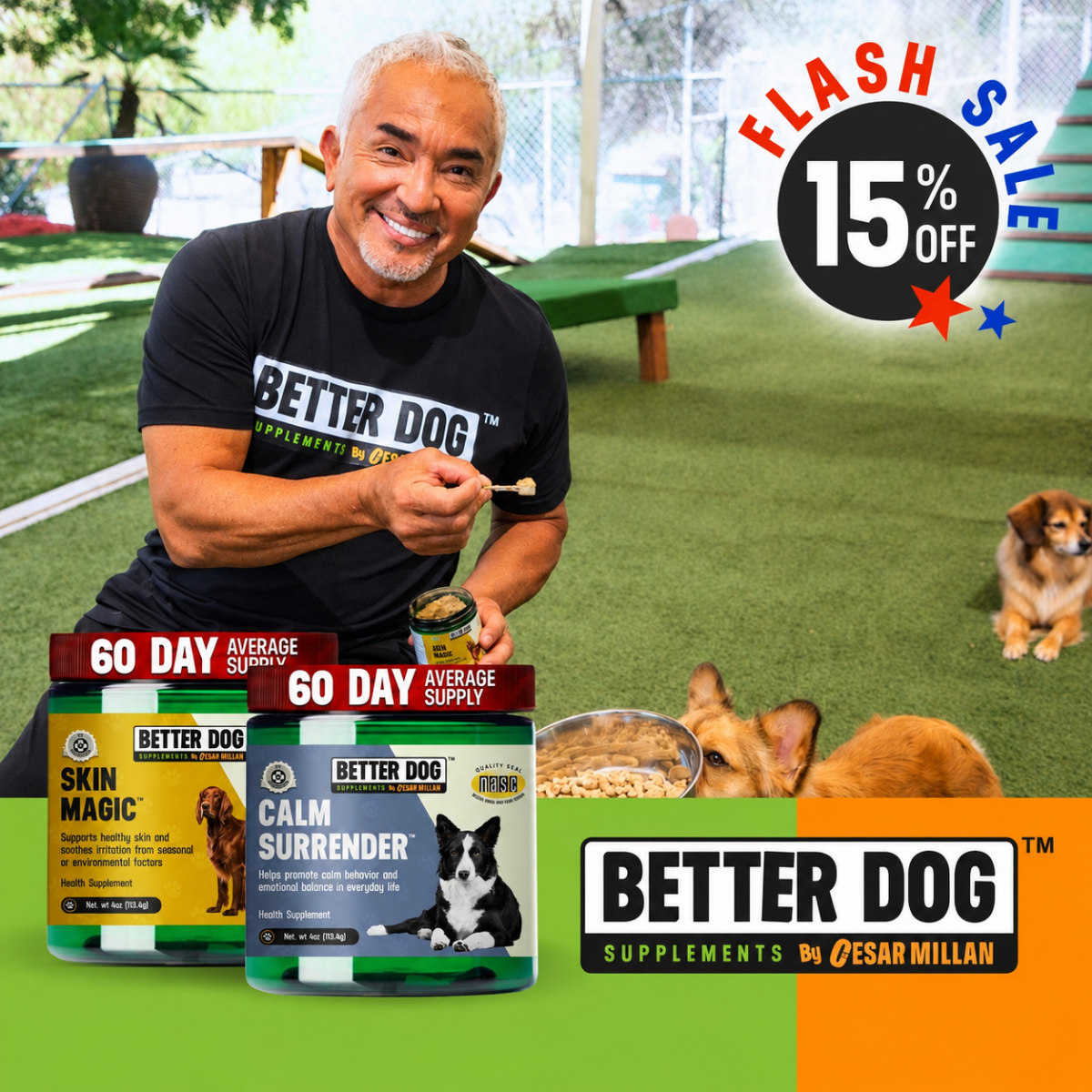 Calm Surrender + Skin Magic™ - Better Dog Supplements