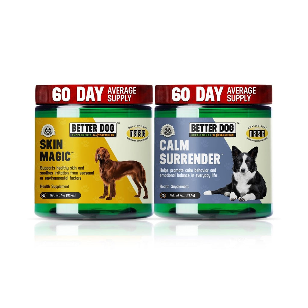 Calm Surrender + Skin Magic™ - Better Dog Supplements