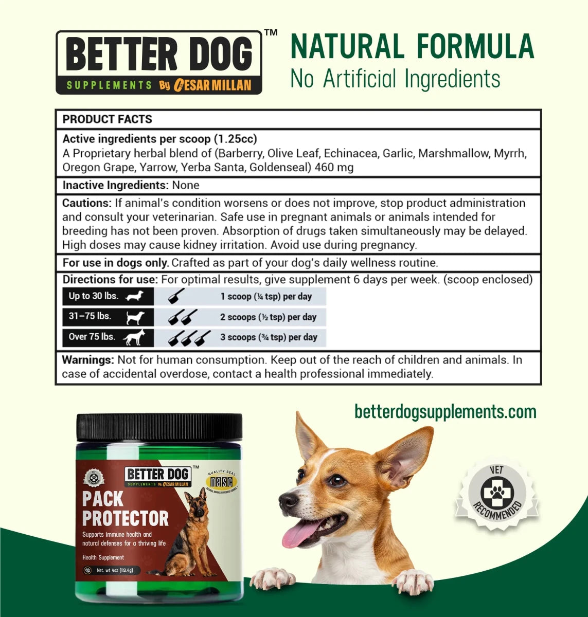 Pack Protector - Better Dog Supplements