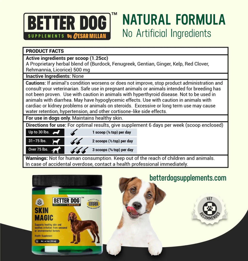 Skin Magic - Better Dog Supplements